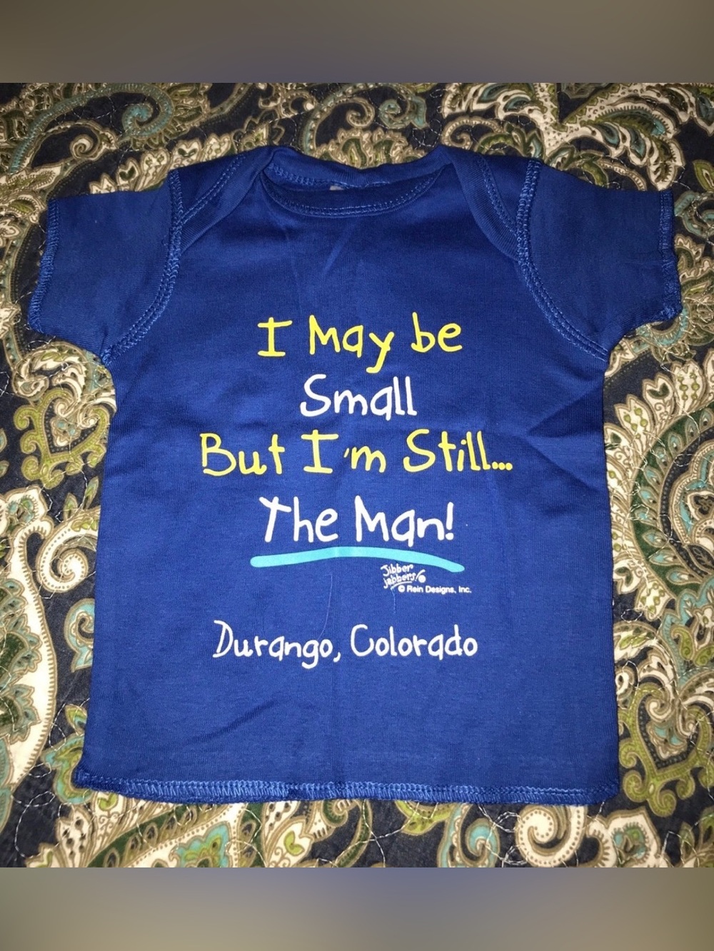 NWOT 6 Month Little Shirt
"I May Be Small But I'm Still The Man"